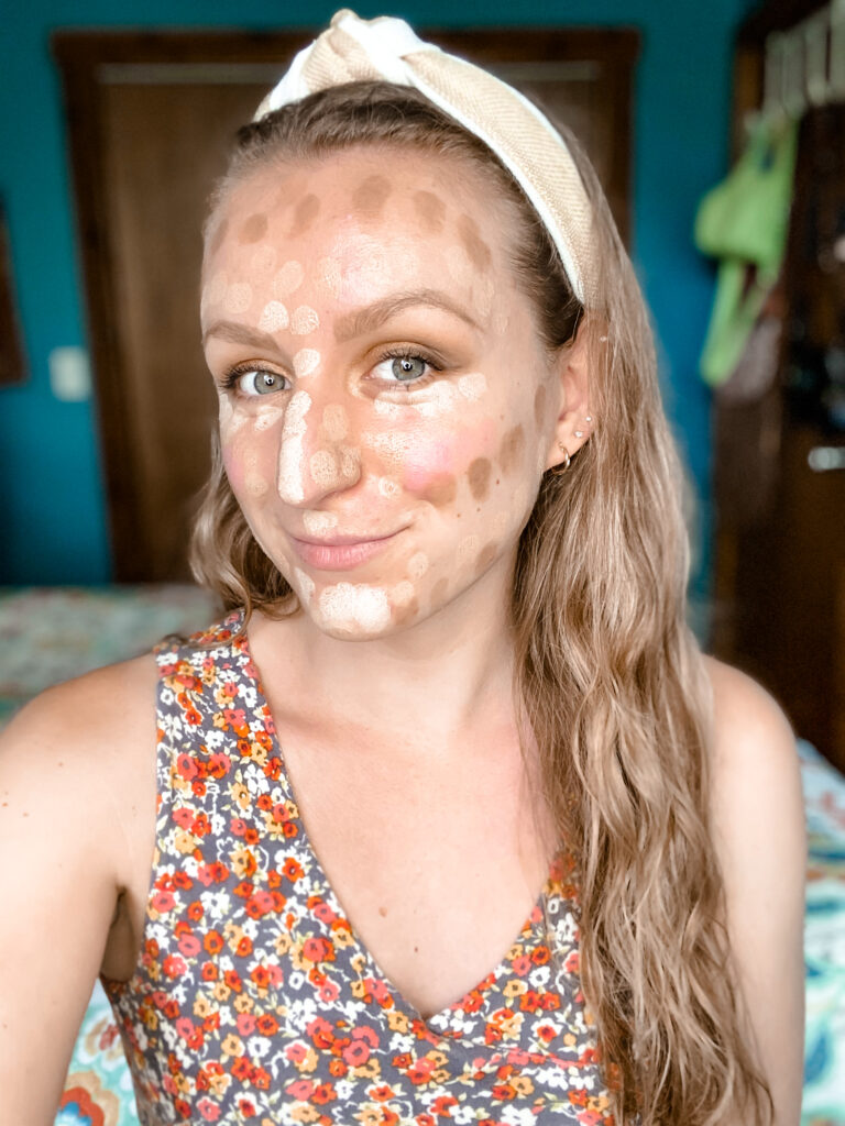 Clean beauty focused makeup lesson by makeup artist Rachel Marie Glam