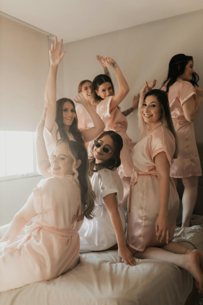 Group makeup booking for bachelorette party by Rachel Marie Glam in Chicago